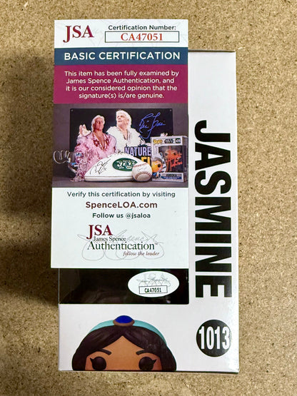 Linda Larkin Signed Princess Jasmine Funko Pop! #1013 Disney Aladdin JSA COA