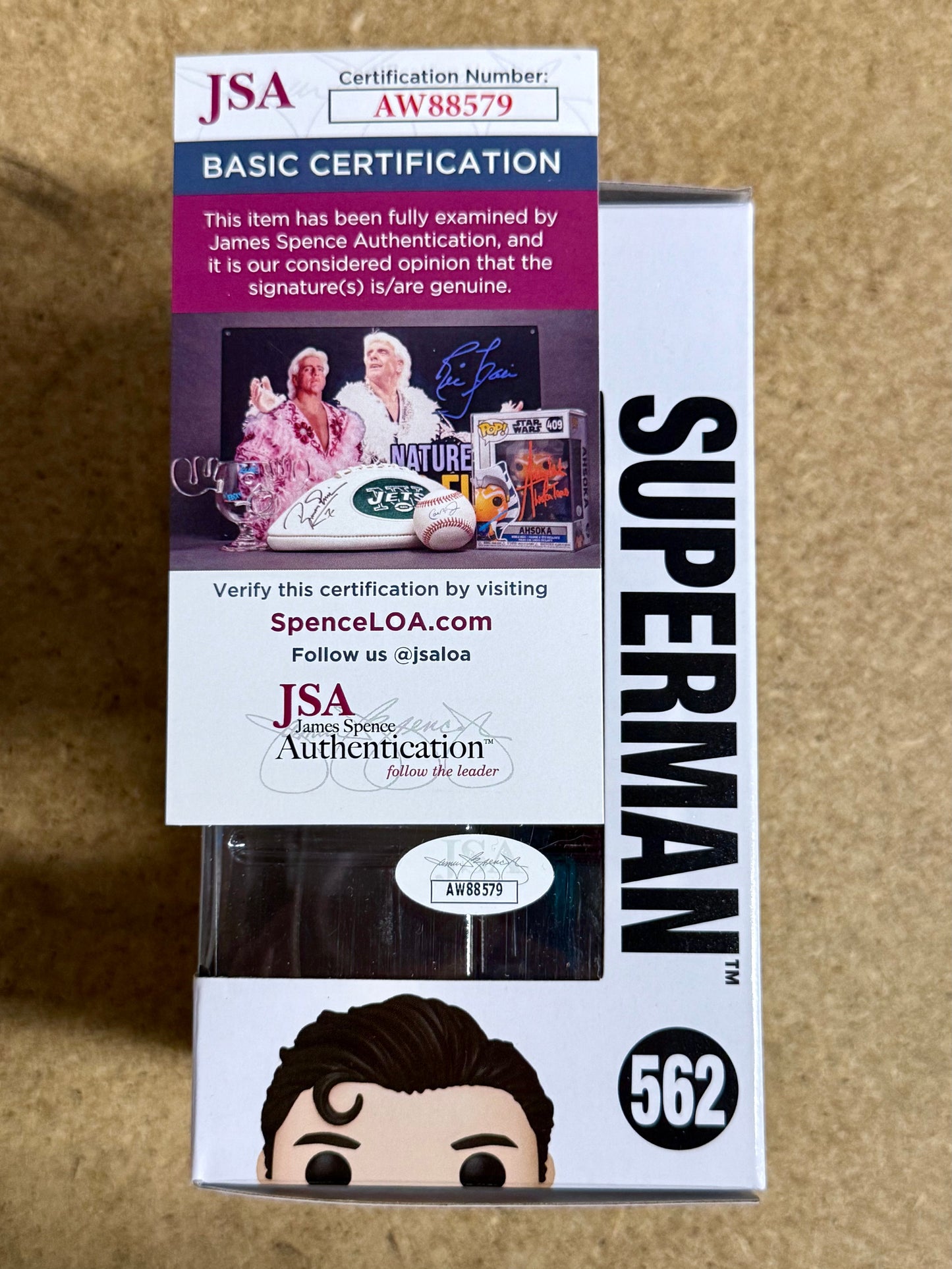 Director James Gunn Signed Funko Pop! DC Heroes Superman #562 2025 With JSA COA