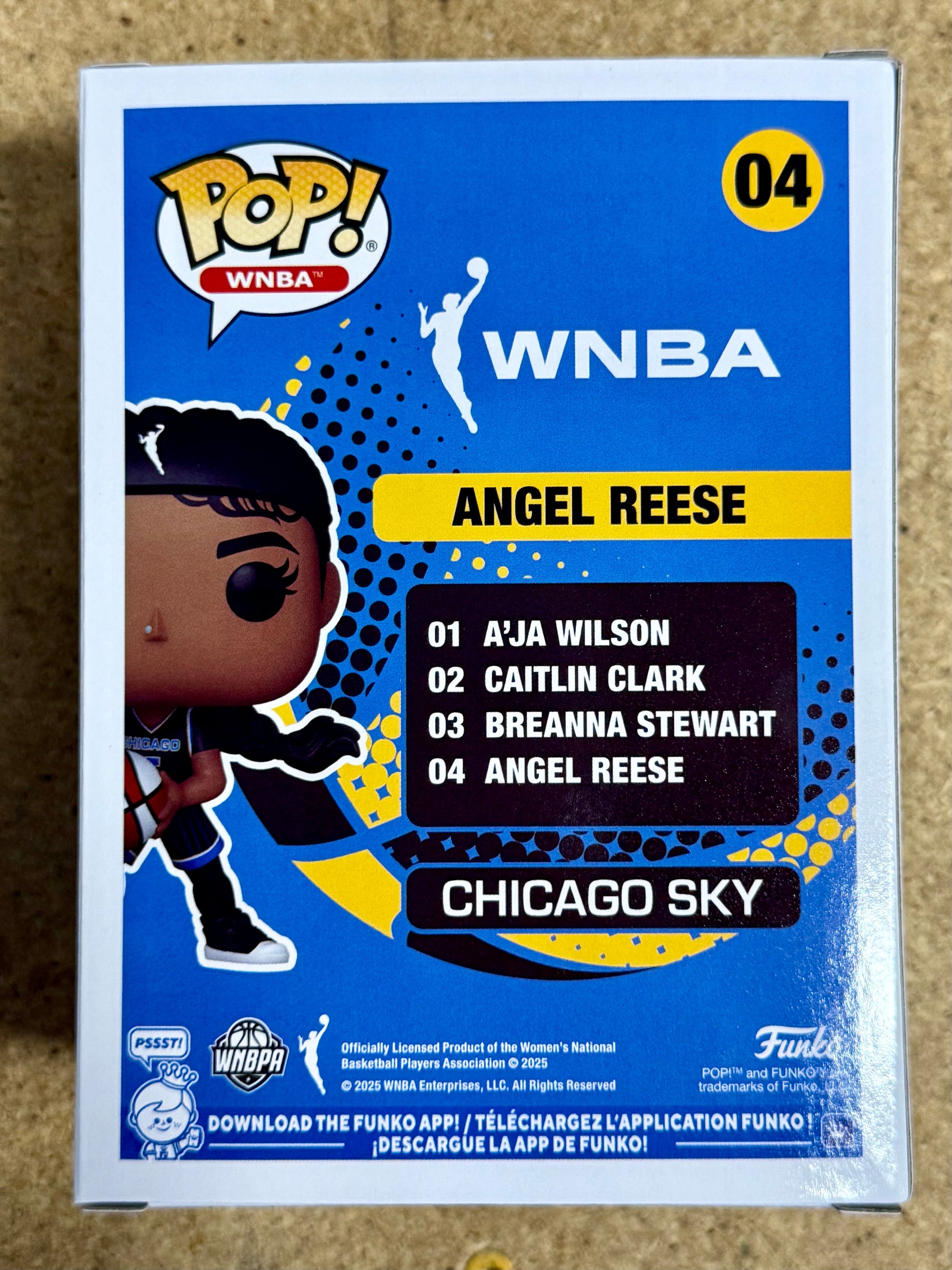 Funko Pop! Basketball Angel Reese #04 WNBA Chicago Sky LSU Bayou Barbie