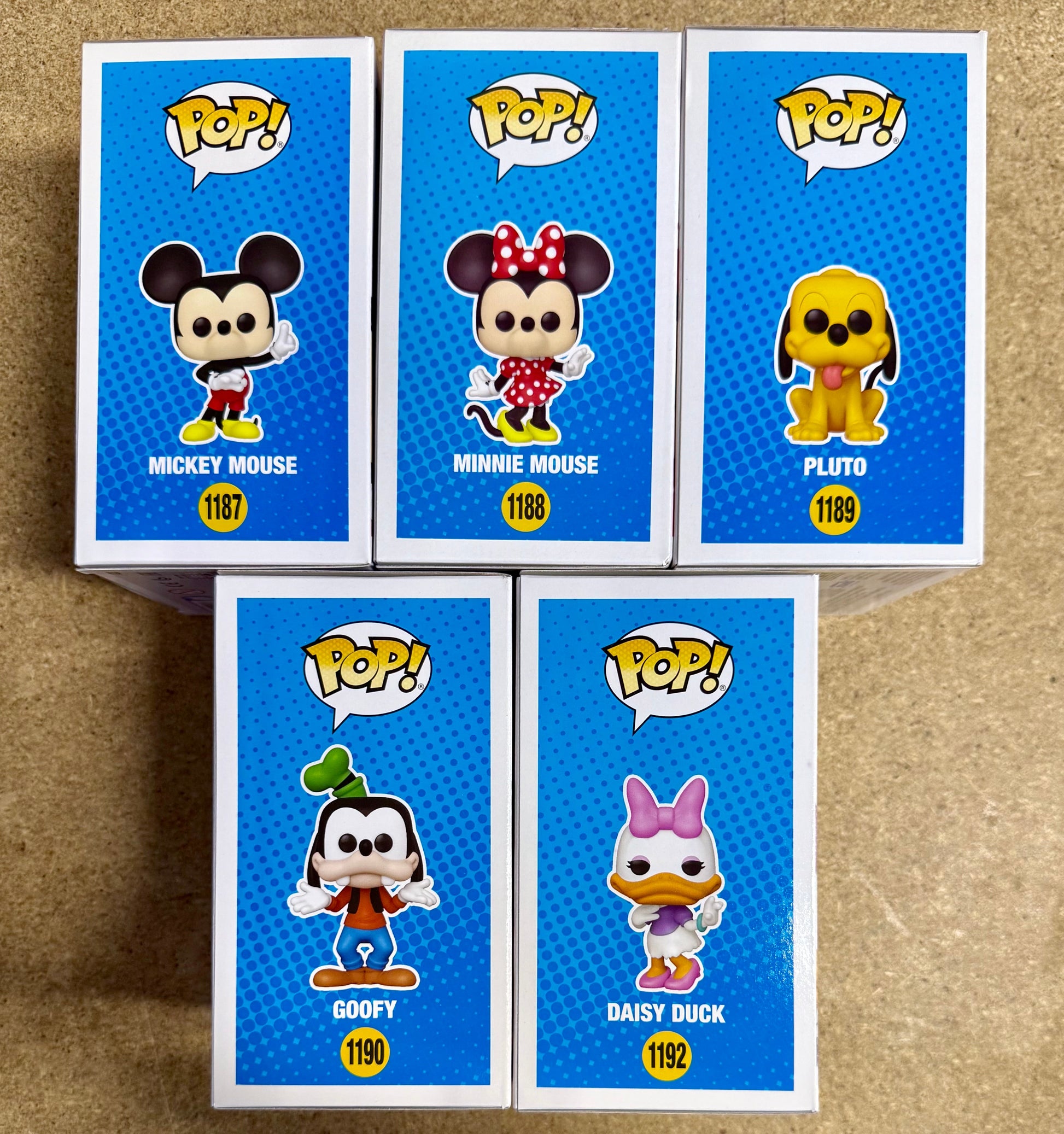 Funko Pop! Disney Mickey Mouse & Friends Pluto Minnie Daisy Goofy 2022