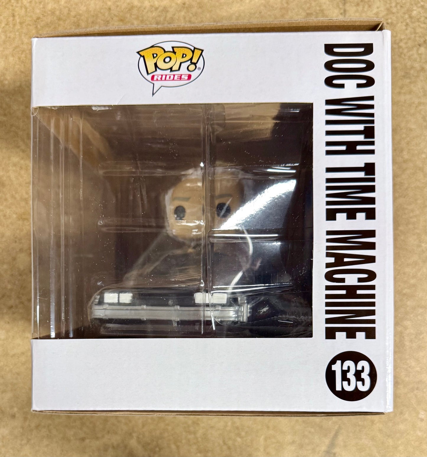 Funko Pop! Rides Doc Brown With Deloreon Time Machine #133 Back To The Future