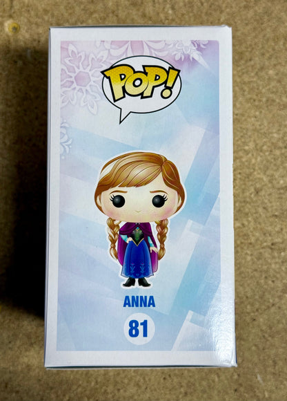 Funko Pop! Disney Anna #81 Frozen 2014 Kristen Bell Animated Princess