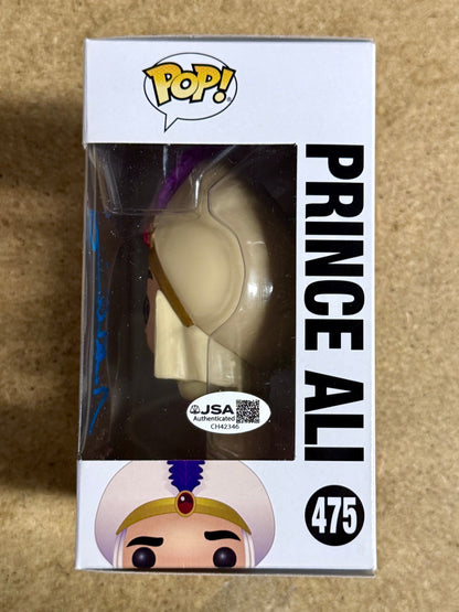 Scott Weinger Signed Disney Aladdin (Prince Ali) Funko Pop! #475 With JSA COA