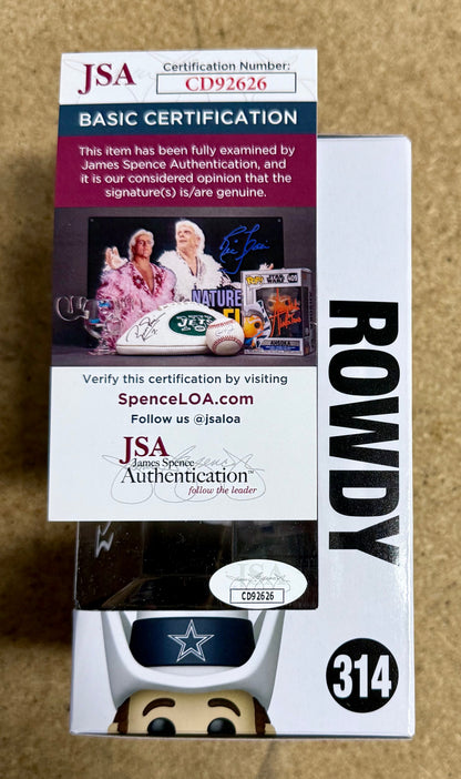 Jaydon Blue Signed NFL Dallas Cowboys Mascot Rowdy Funko Pop! #314 With JSA COA