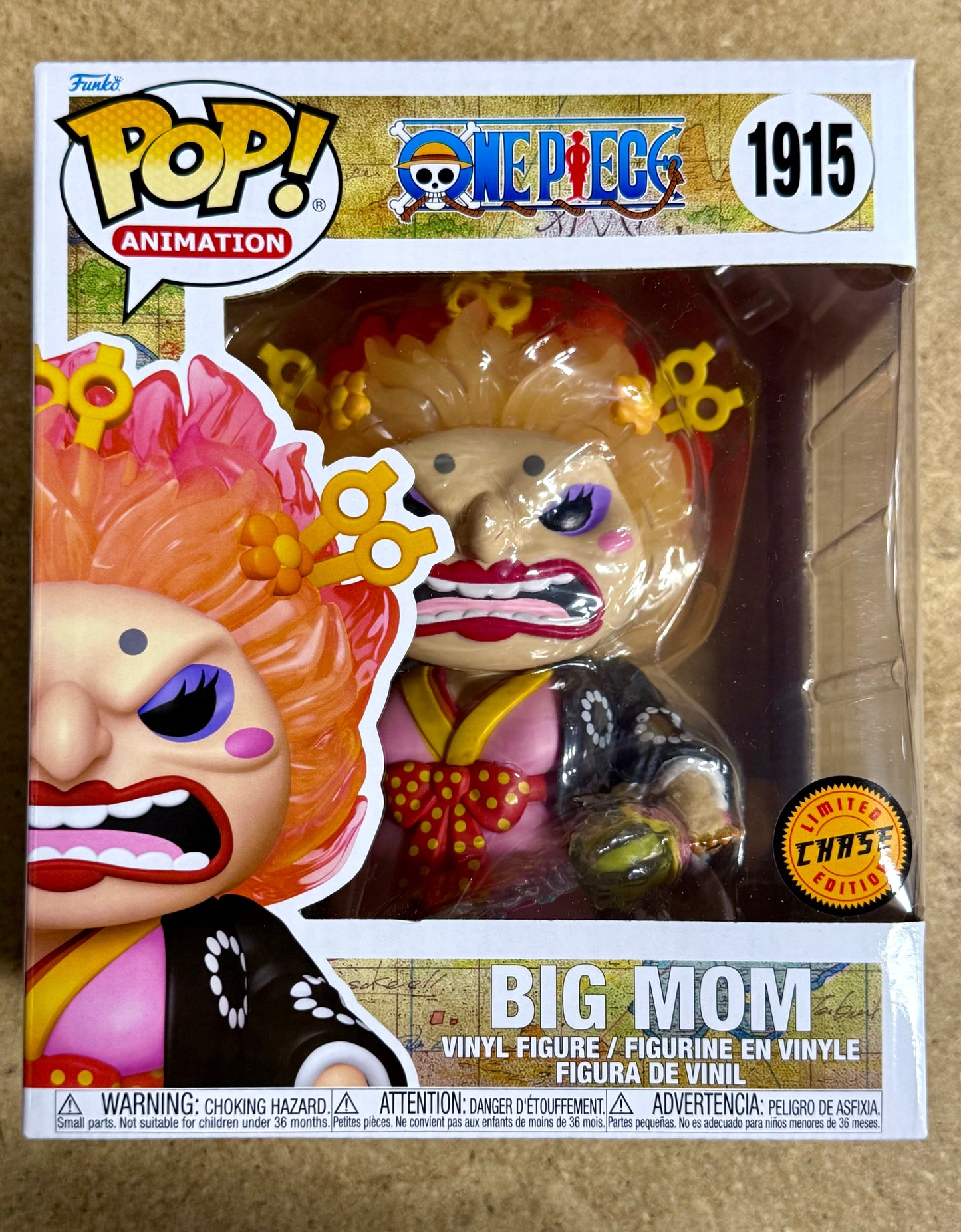 Funko Pop! Animation 6” Chase Big Mom Fiery Hair (Kimono) #1915 One Piece 2025