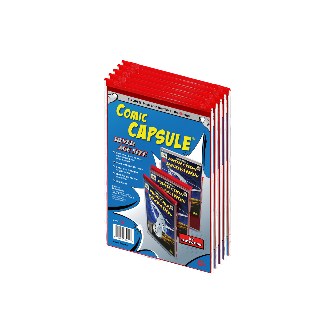 Red SILVER Age Size ComicCapsule