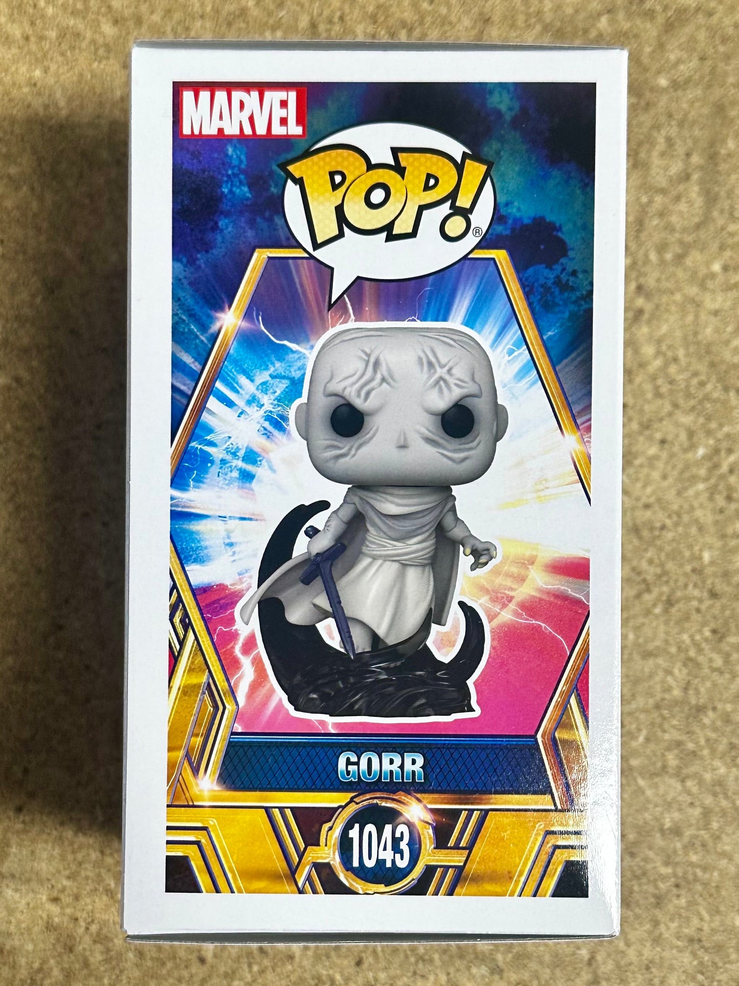 Christian Bale Signed Gorr The God Butcher Thor Funko Pop! #1043 With JSA COA