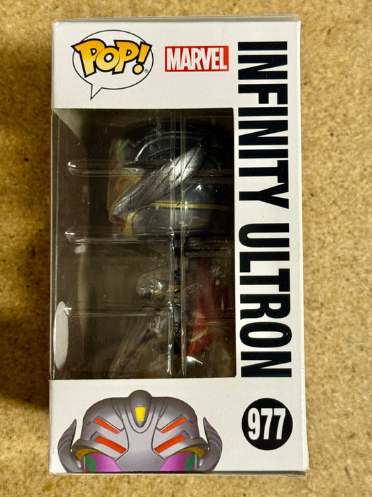 Funko Pop! Marvel Metallic Infinity Ultron #977 What If? 2021 Exclusive