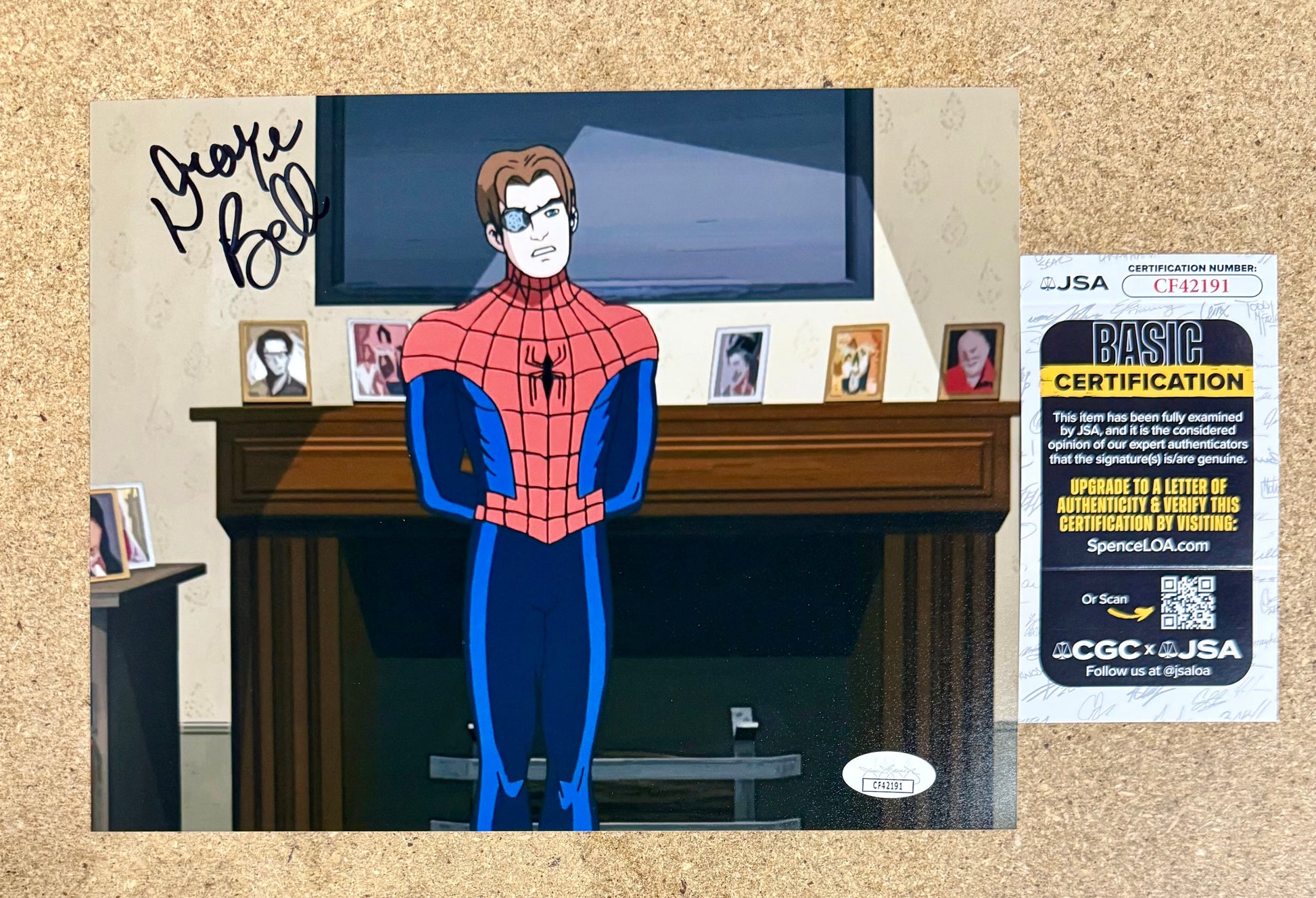 Drake Bell Signed Autographed Disney XD Ultimate Spider-Man 8x10 Photo JSA COA
