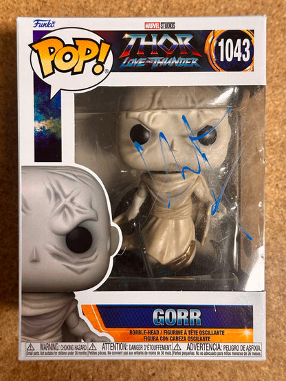 Christian Bale Signed Gorr The God Butcher Thor Funko Pop! #1043 With JSA COA