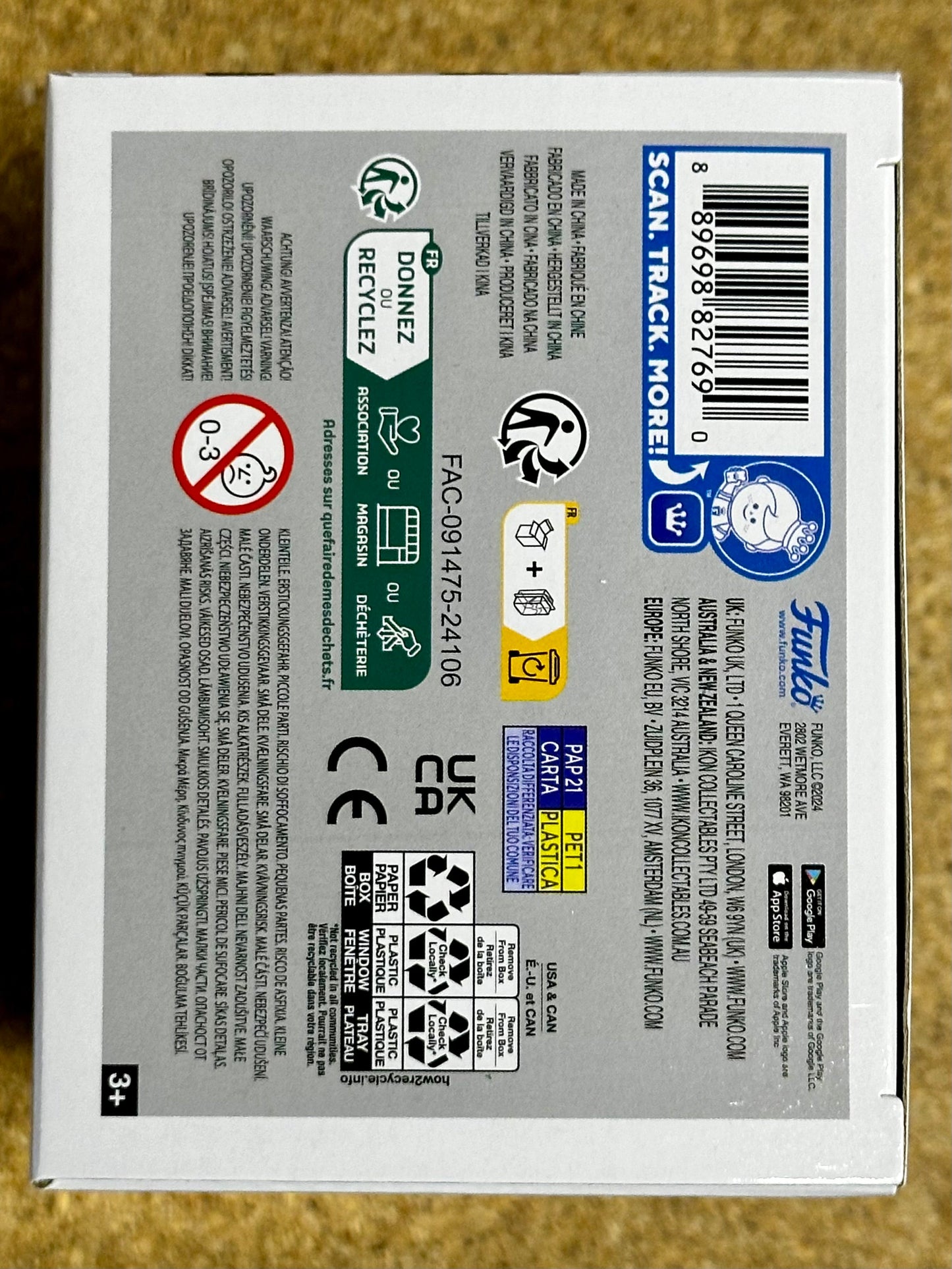 Funko Pop! Marvel Glow Tony Stark (Mark 42) #1416 Iron Man 3 MCU EE Exclusive