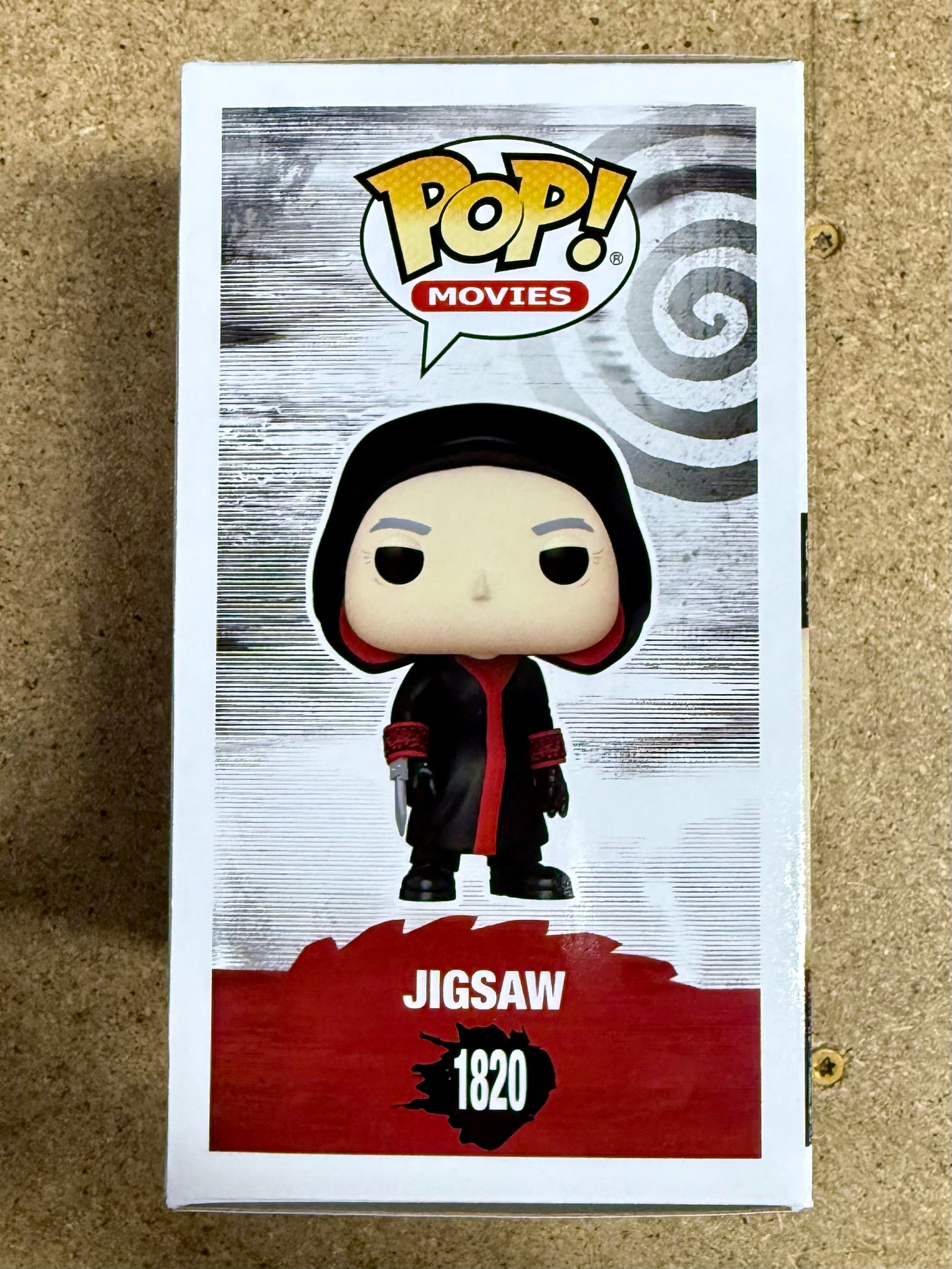 Tobin Bell Signed Saw Hooded Jigsaw Killer 2025 Funko Pop! #1820