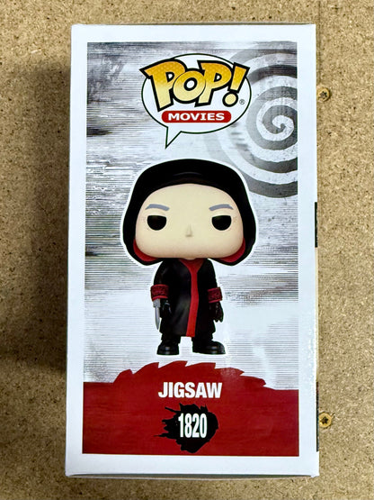 Tobin Bell Signed Saw Hooded Jigsaw Killer 2025 Funko Pop! #1820