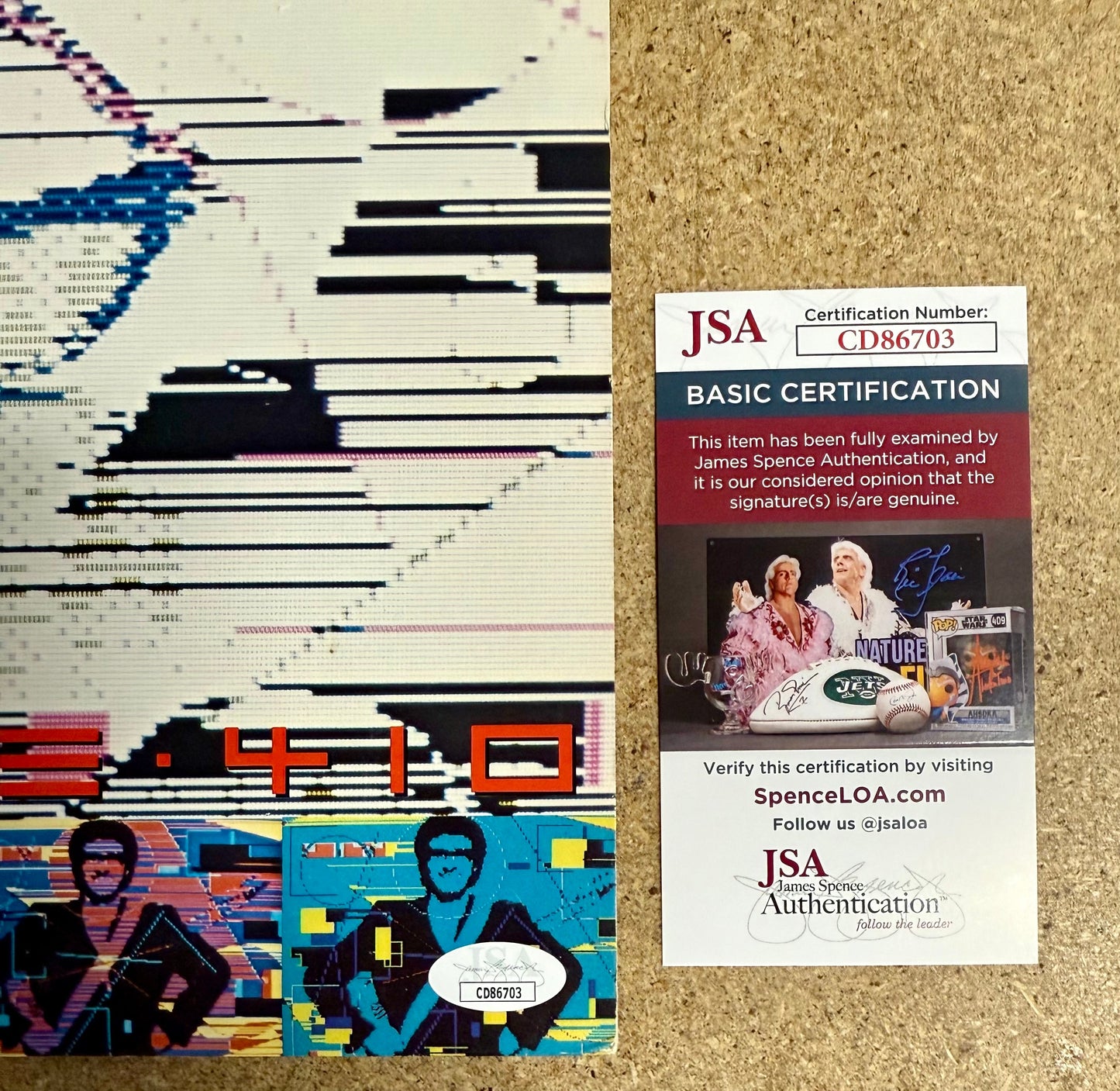 Donnie Iris Signed AUTOGRAPHED Fortune 410 (1983) Vinyl With JSA COA