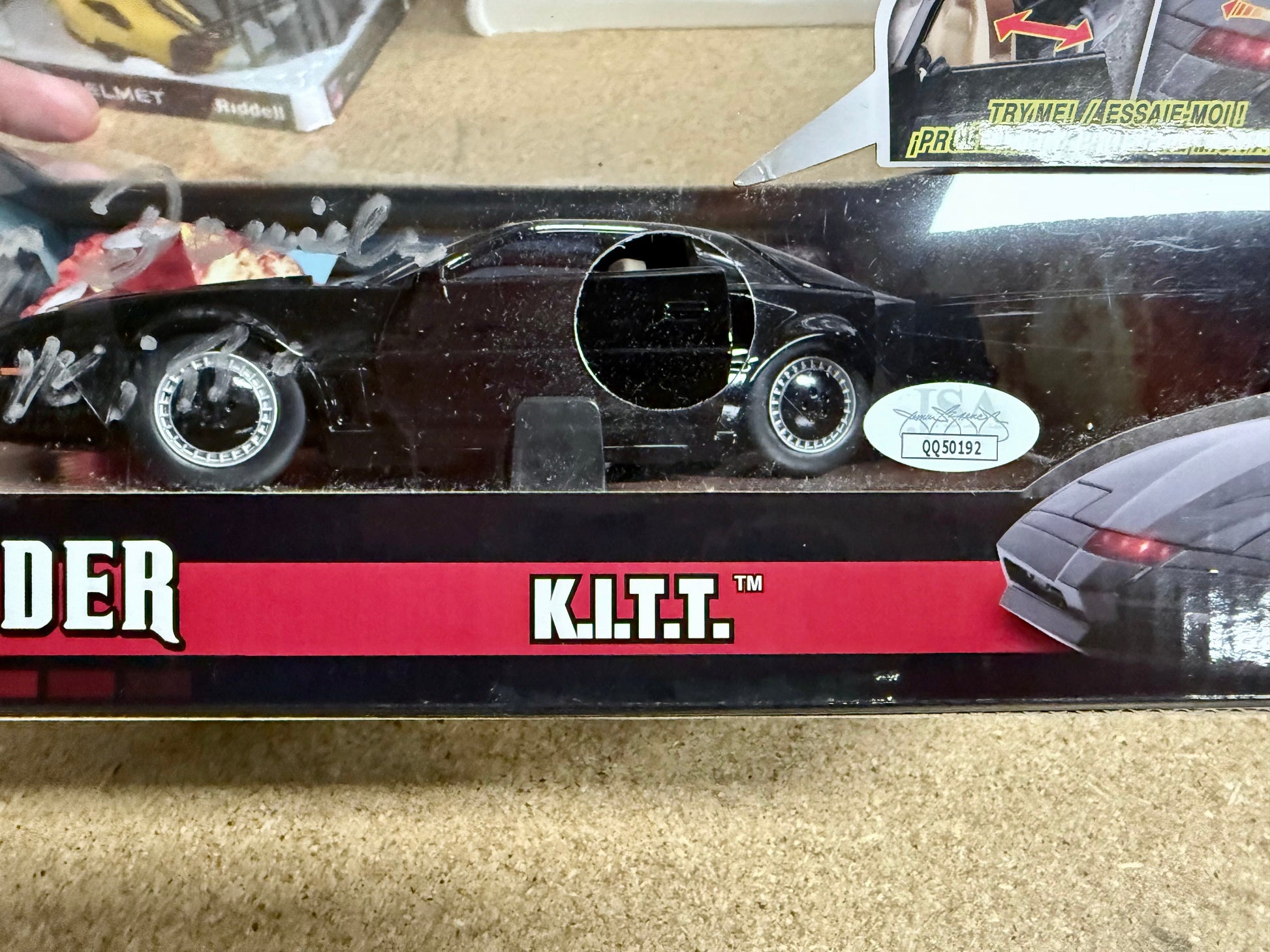 William Daniels Signed Knight Rider KITT 1:24 Car Box With JSA COA