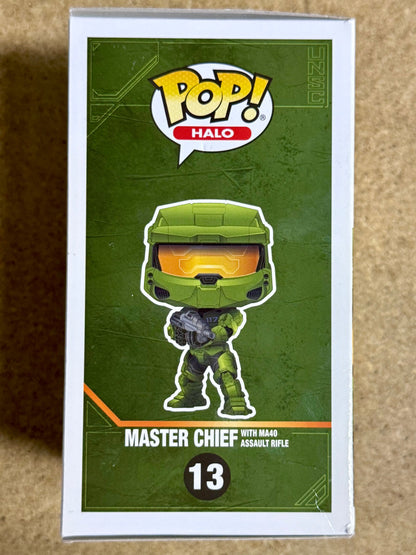 Funko Pop! Games Master Chief #13 Halo With MA40 Assault Rifle 2020 Vaulted