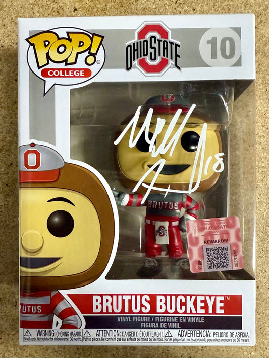 Will Howard National Champ 2025 QB Signed Ohio State Funko Pop! #10 With JSA COA