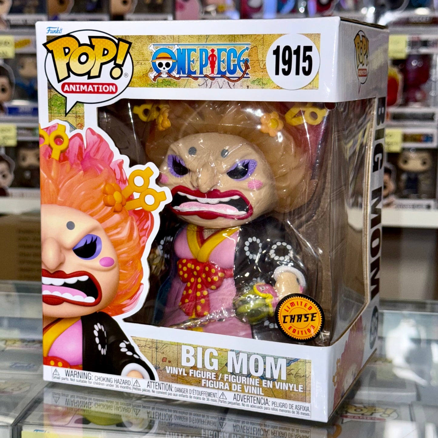 Funko Pop! Animation 6” Chase Big Mom Fiery Hair (Kimono) #1915 One Piece 2025