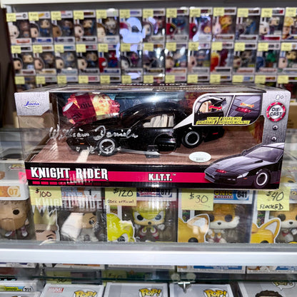 William Daniels Signed Knight Rider KITT 1:24 Car Box With JSA COA