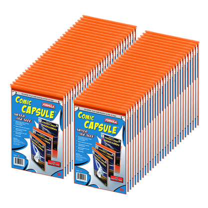 Orange SILVER Age Size ComicCapsule