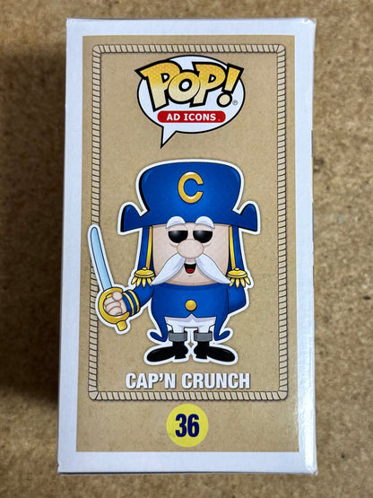 Funko Pop! Ad Icons Cap’n Crunch With Sword #36 Quaker Oats 2018