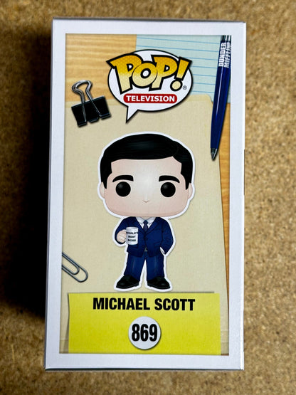 Funko Pop! Television Michael Scott With Mug #869 The Office Dunder Mifflin 2024