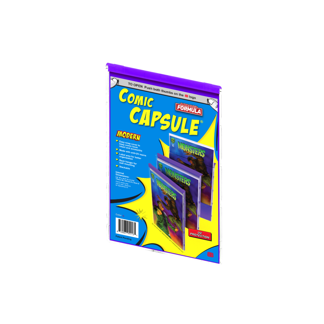 Purple Modern Size ComicCapsule