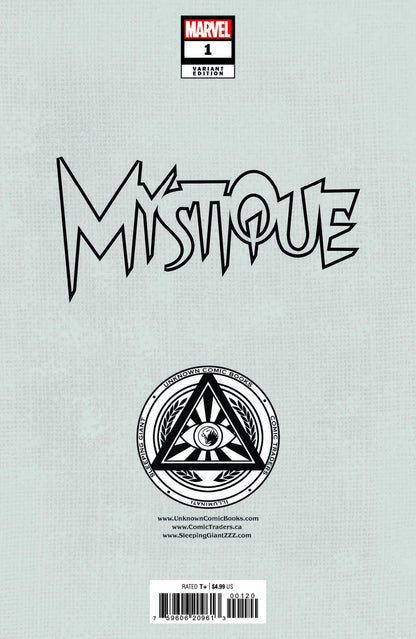 [Signed by Kaare Andrews] MYSTIQUE #1 UNKNOWN COMICS KAARE ANDREWS CONNECTING COVER EXCLUSIVE VAR [IN STOCK]