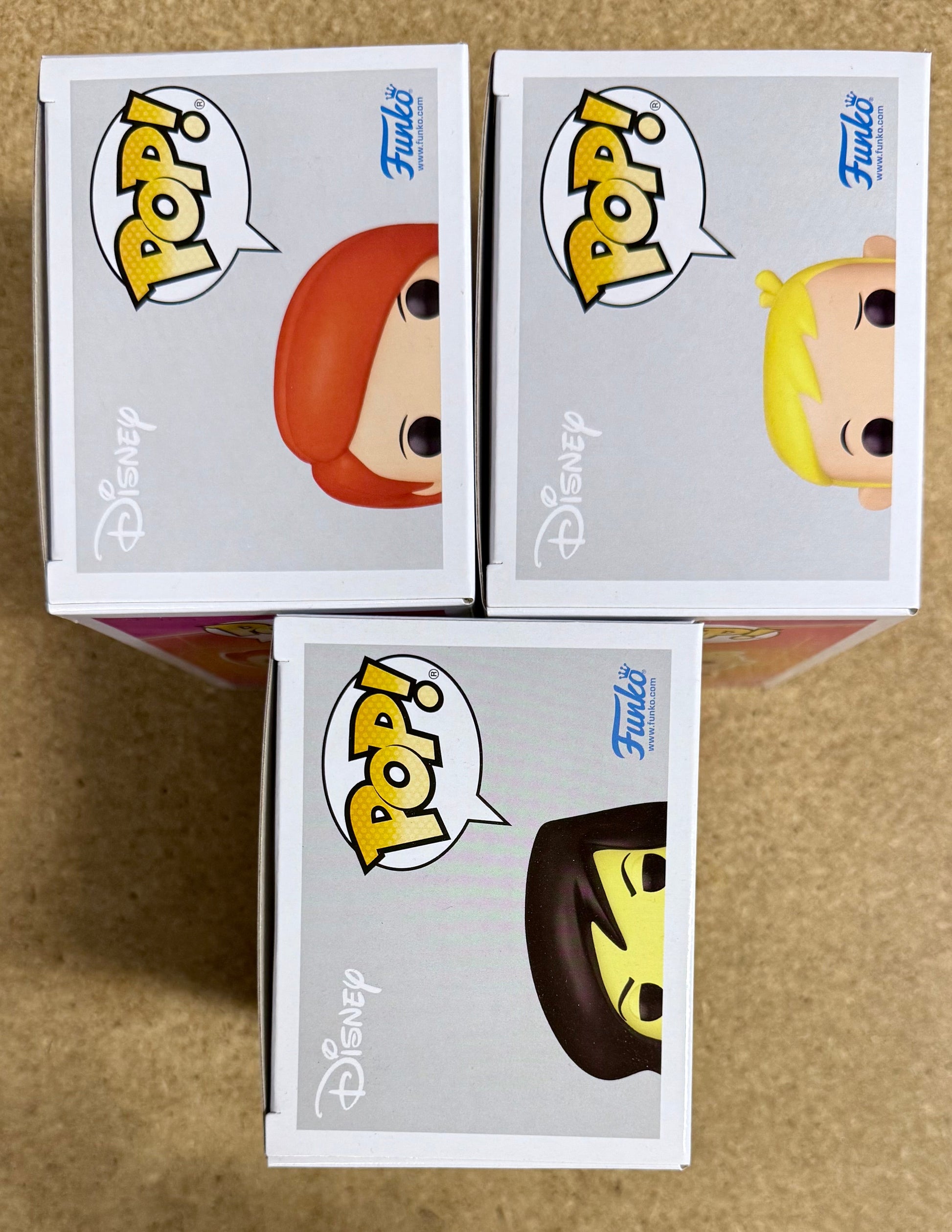 Funko Pop! Disney Kim Possible, Ron Stoppable & Shego Kim Possible 2025 Set Of 3