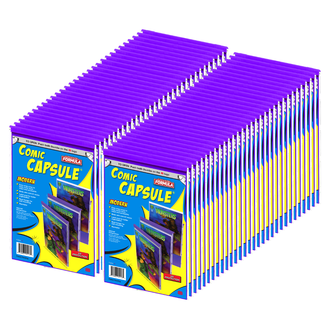 Purple Modern Size ComicCapsule