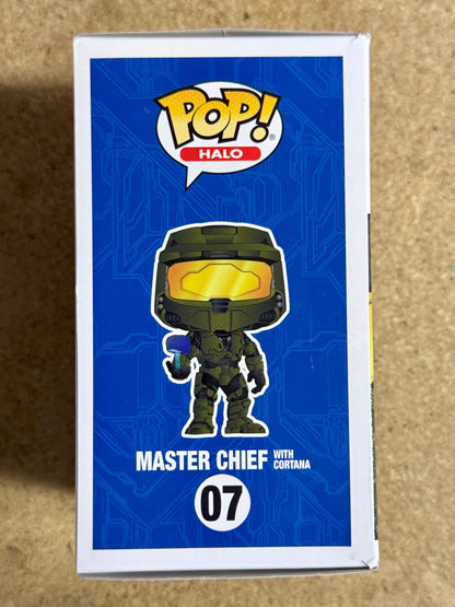 Jen Taylor Signed Halo Master Chief With Cortana Funko Pop! #07 With JSA COA