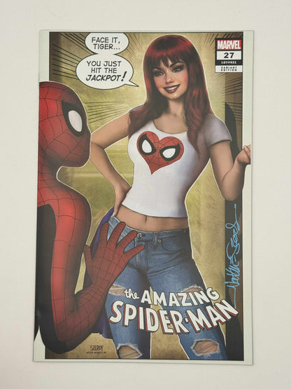 [Signed by Nathan Szerdy] AMAZING SPIDER-MAN #27 SIGNED Nathan Szerdy Variant IN STOCK