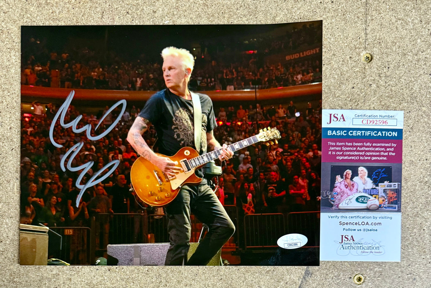 Mike McCready Signed Autographed Pearl Jam Lead Guitarist Photo With JSA COA