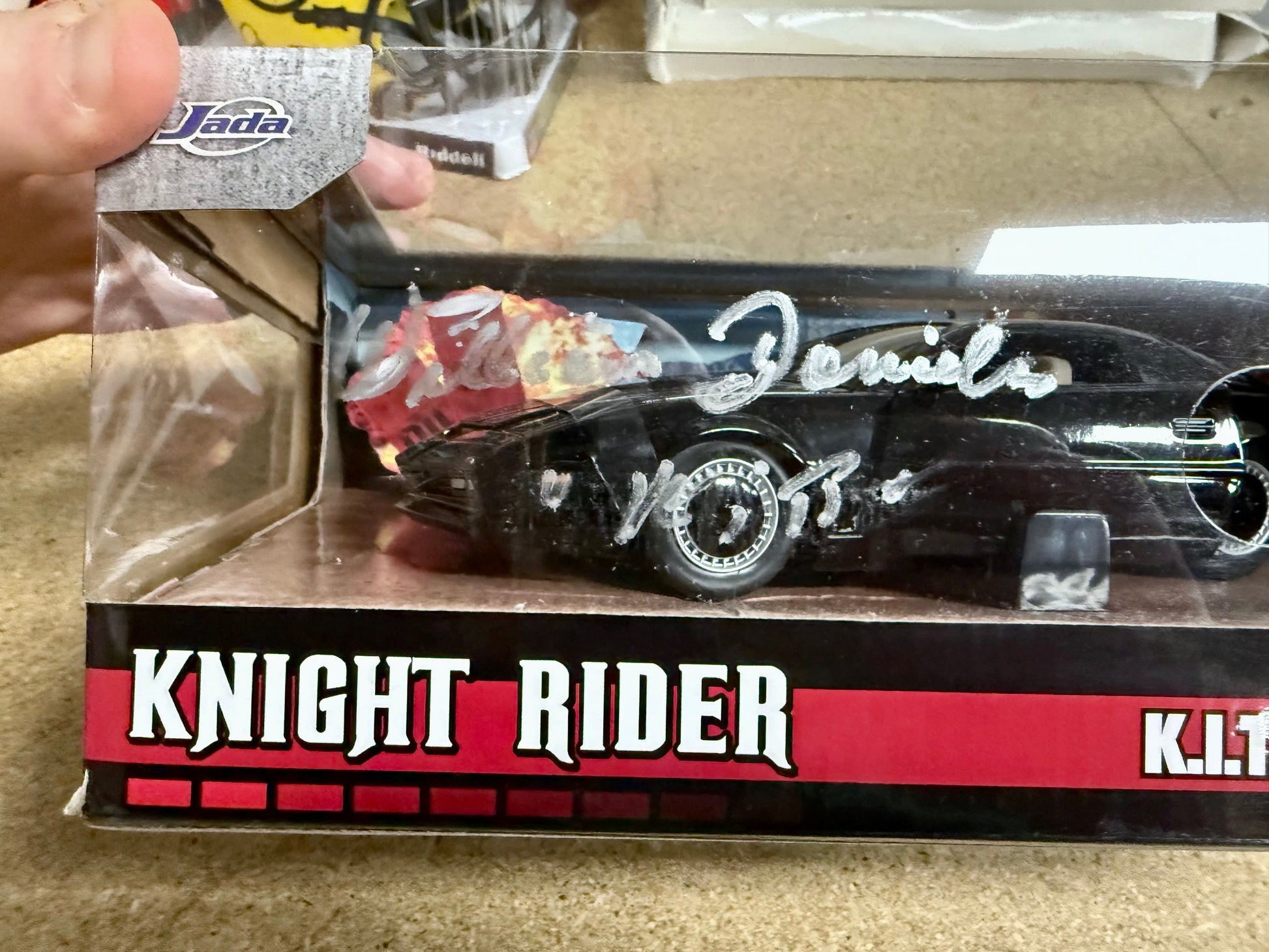 William Daniels Signed Knight Rider KITT 1:24 Car Box With JSA COA