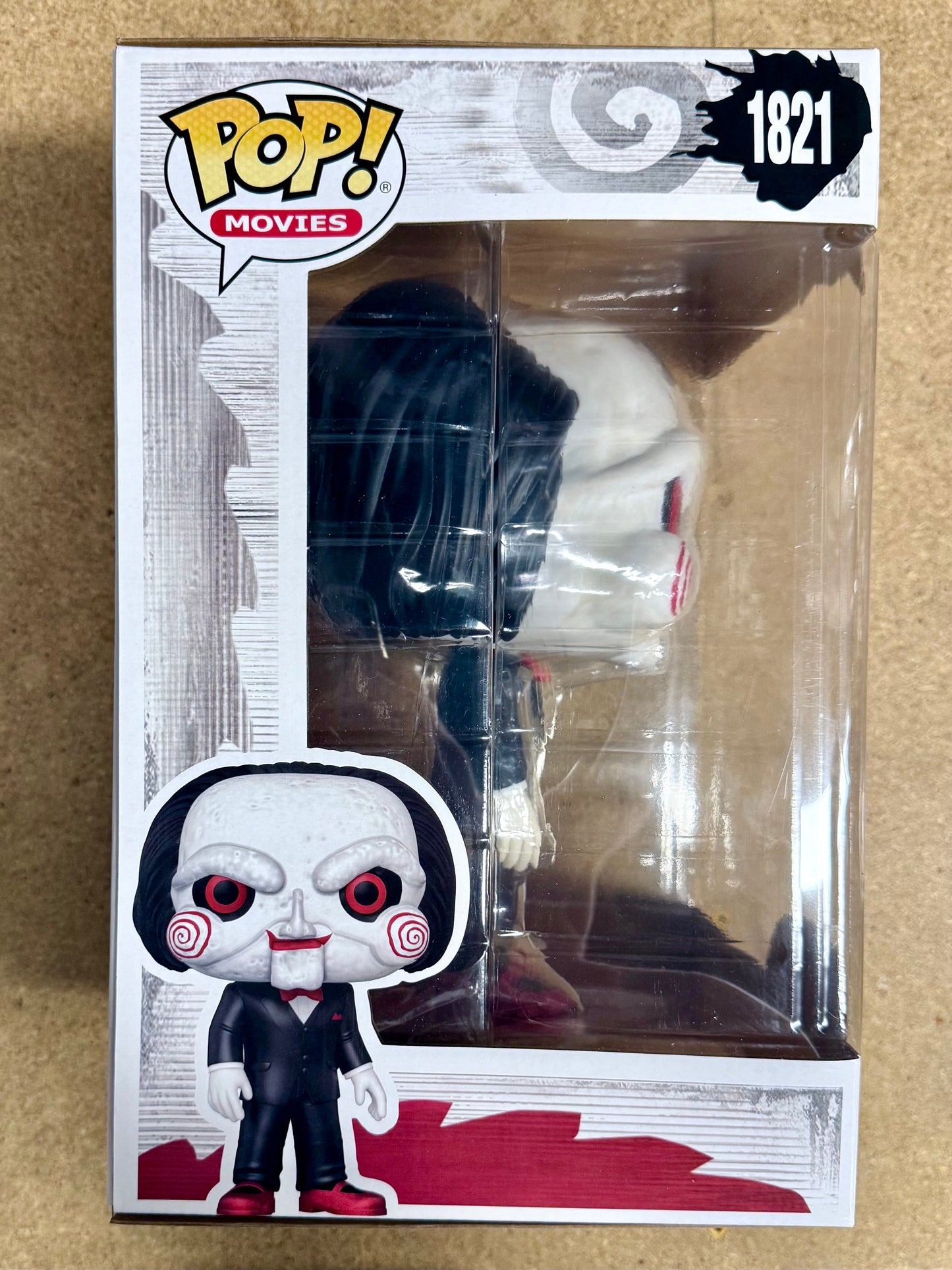 Tobin Bell Signed Saw Billy The Puppet Funko Pop! 10”#1821 Jigsaw Killer 2025