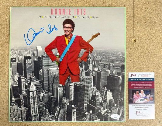 Donnie Iris Signed AUTOGRAPHED The High And The Mighty 1982 Vinyl With JSA COA