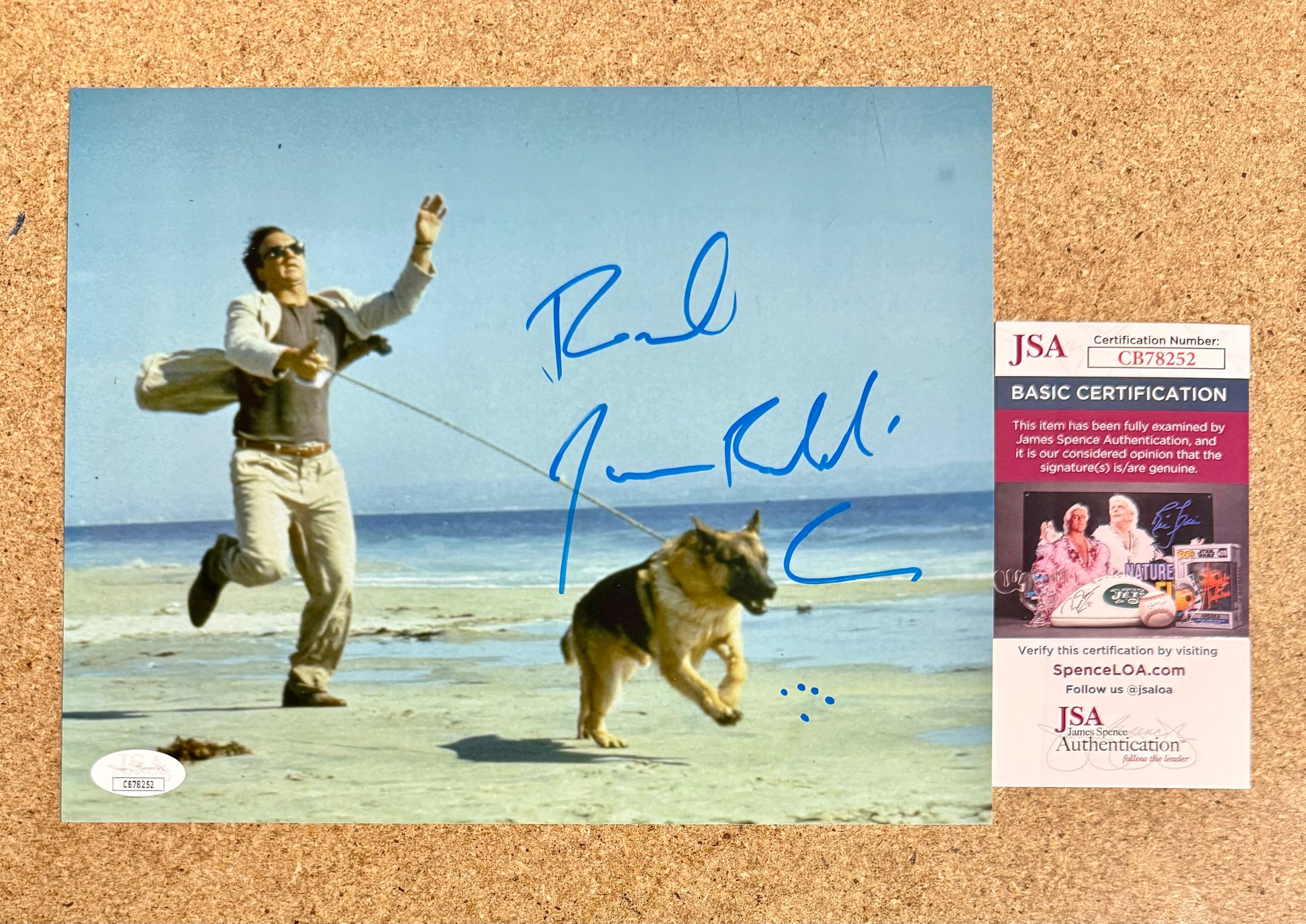 Jim Belushi Signed Autographed K-9 Dooley 8X10 Photo With JSA COA