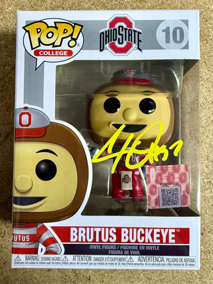 Cam Heyward Signed Defensive Line Ohio State Funko Pop! #10 With JSA COA