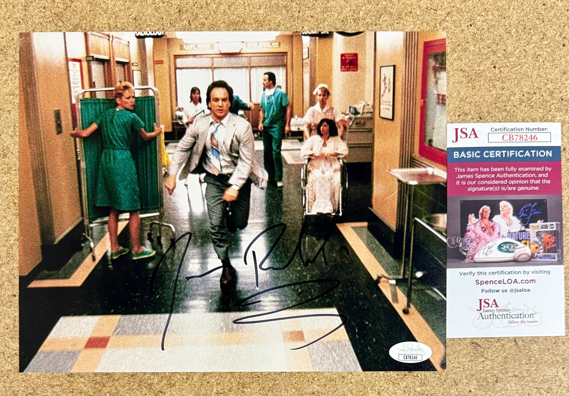 Jim Belushi Signed Autographed Red Heat 8X10 Photo With JSA COA