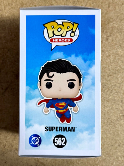 Director James Gunn Signed Funko Pop! DC Heroes Superman #562 2025 With JSA COA