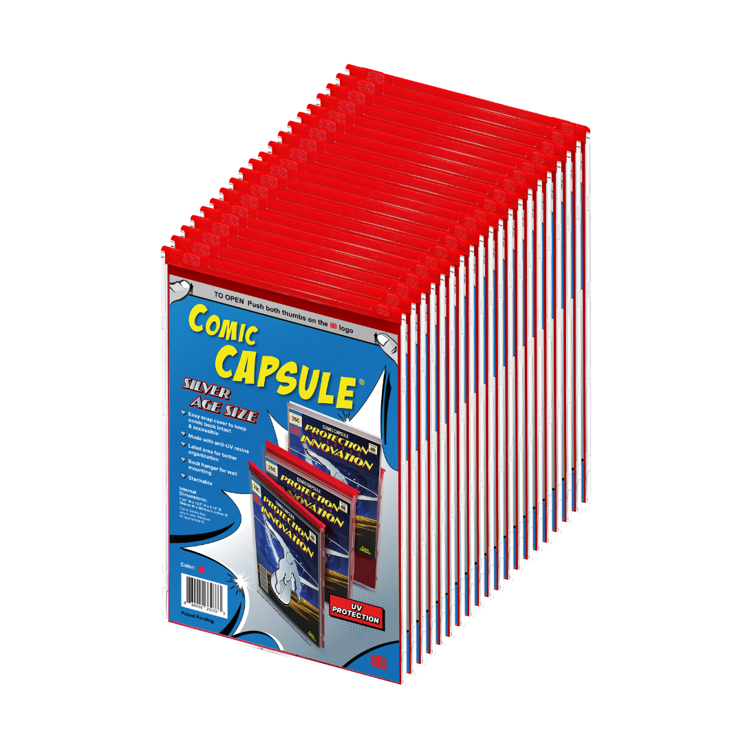 Red SILVER Age Size ComicCapsule