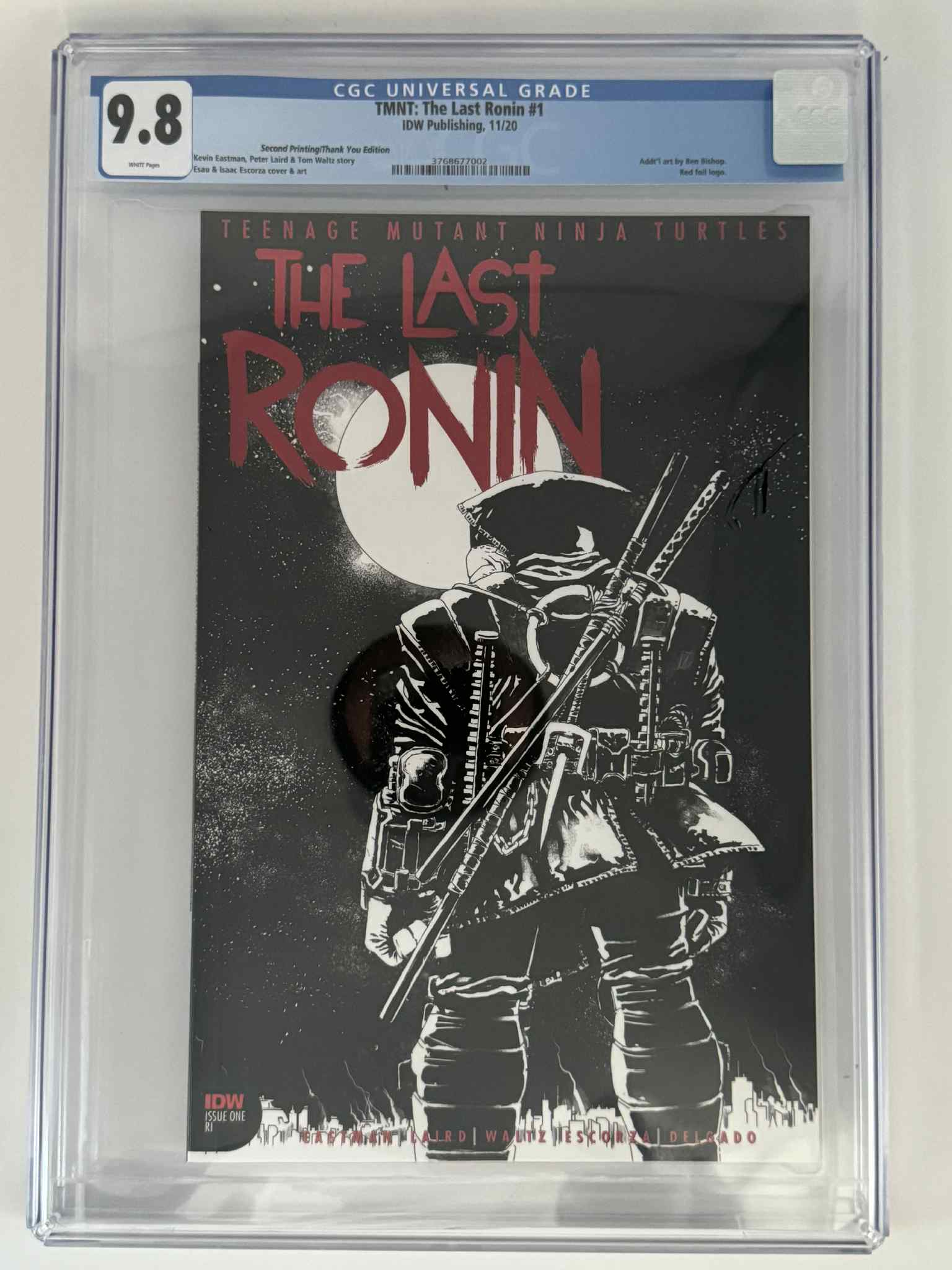TMNT: The Last Ronin #1 CGC 9.8 Blue Label Escorza Exclusive Var