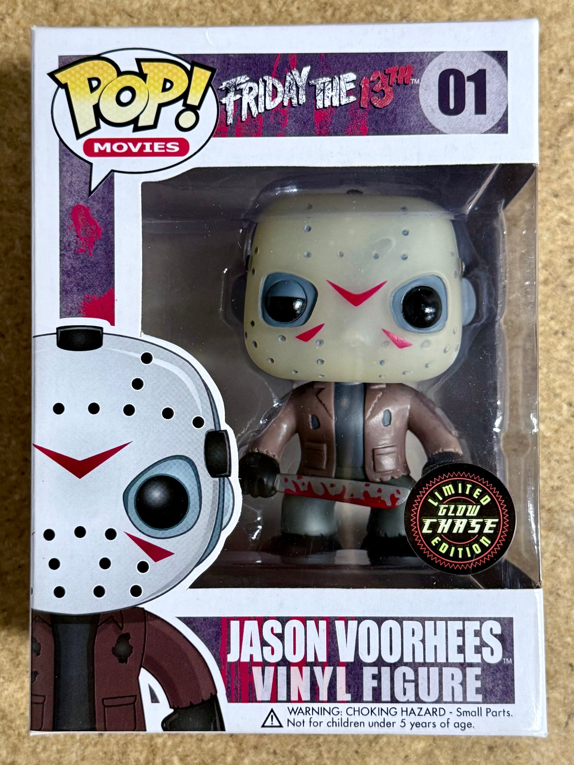 Funko Pop! Movies Glow Chase Jason Voorhees (Translucent) #01 Friday The 13th 2014