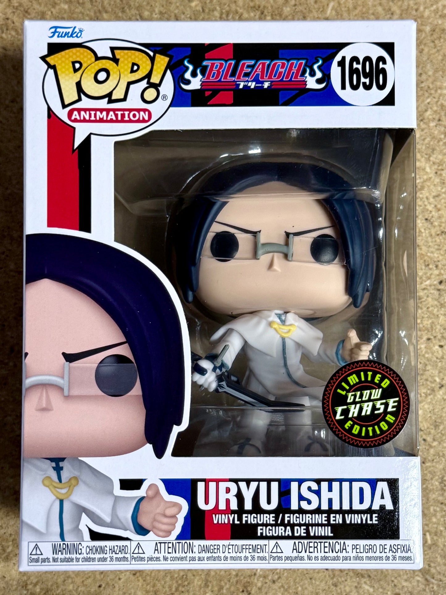 Funko Pop! Animation Uryu Ishida #1696 (Glow In The Dark) Chase Bleach 2024