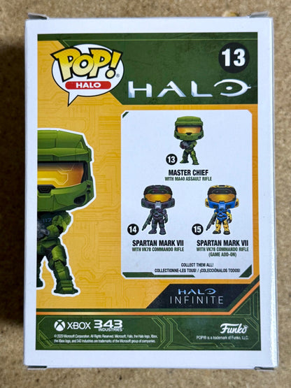 Funko Pop! Games Master Chief #13 Halo With MA40 Assault Rifle 2020 Vaulted