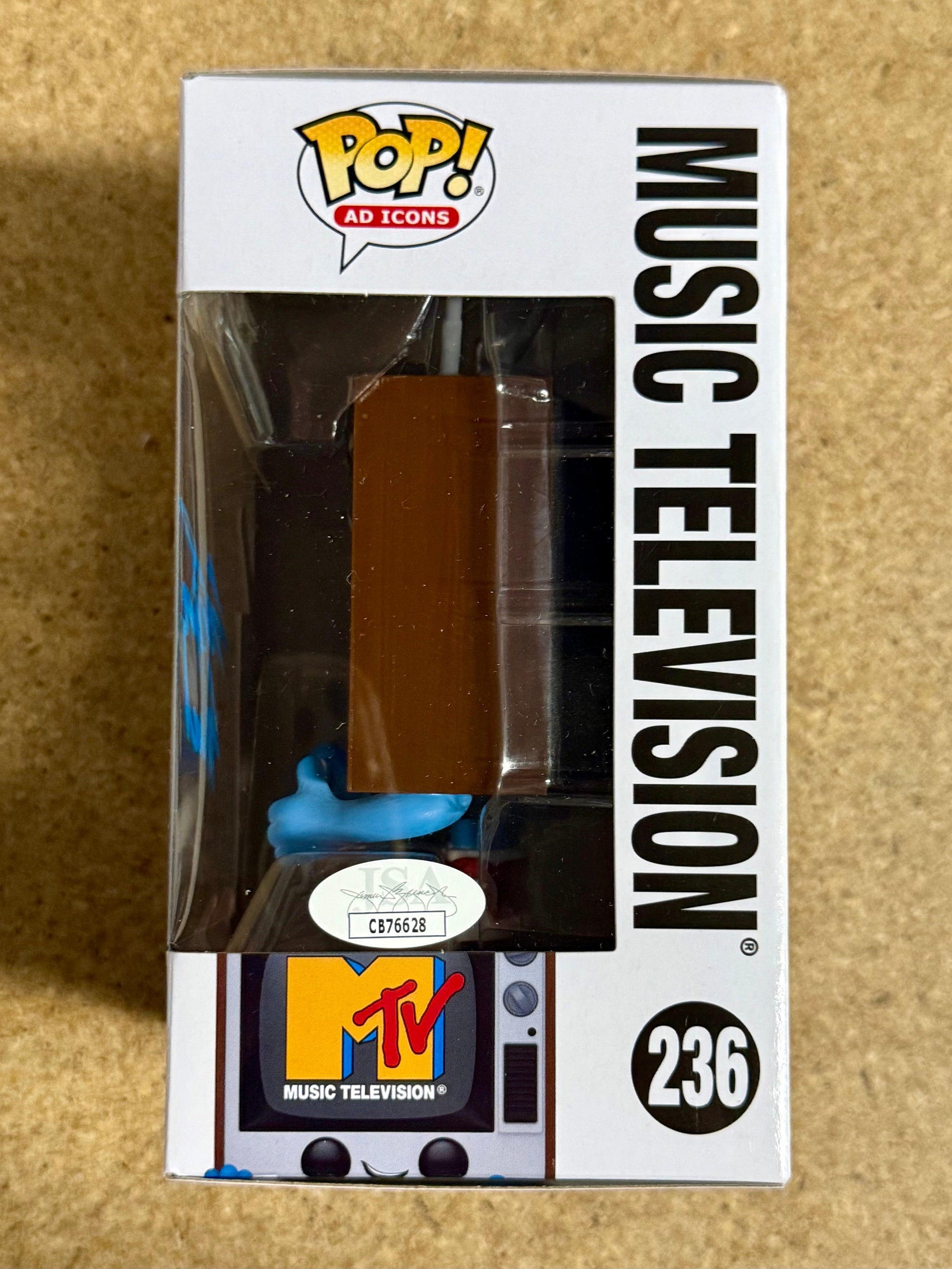 Musician Scooter Ward Of Cold (Band) Signed 2024 MTV Funko Pop #236 With JSA COA