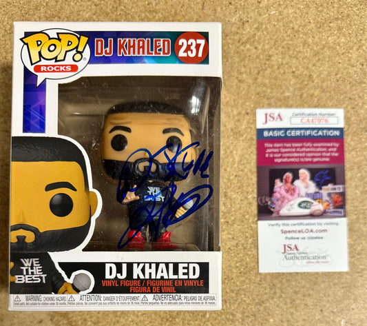 DJ Khaled Signed We The Best Funko Pop #237 With JSA COA Blessed 2021