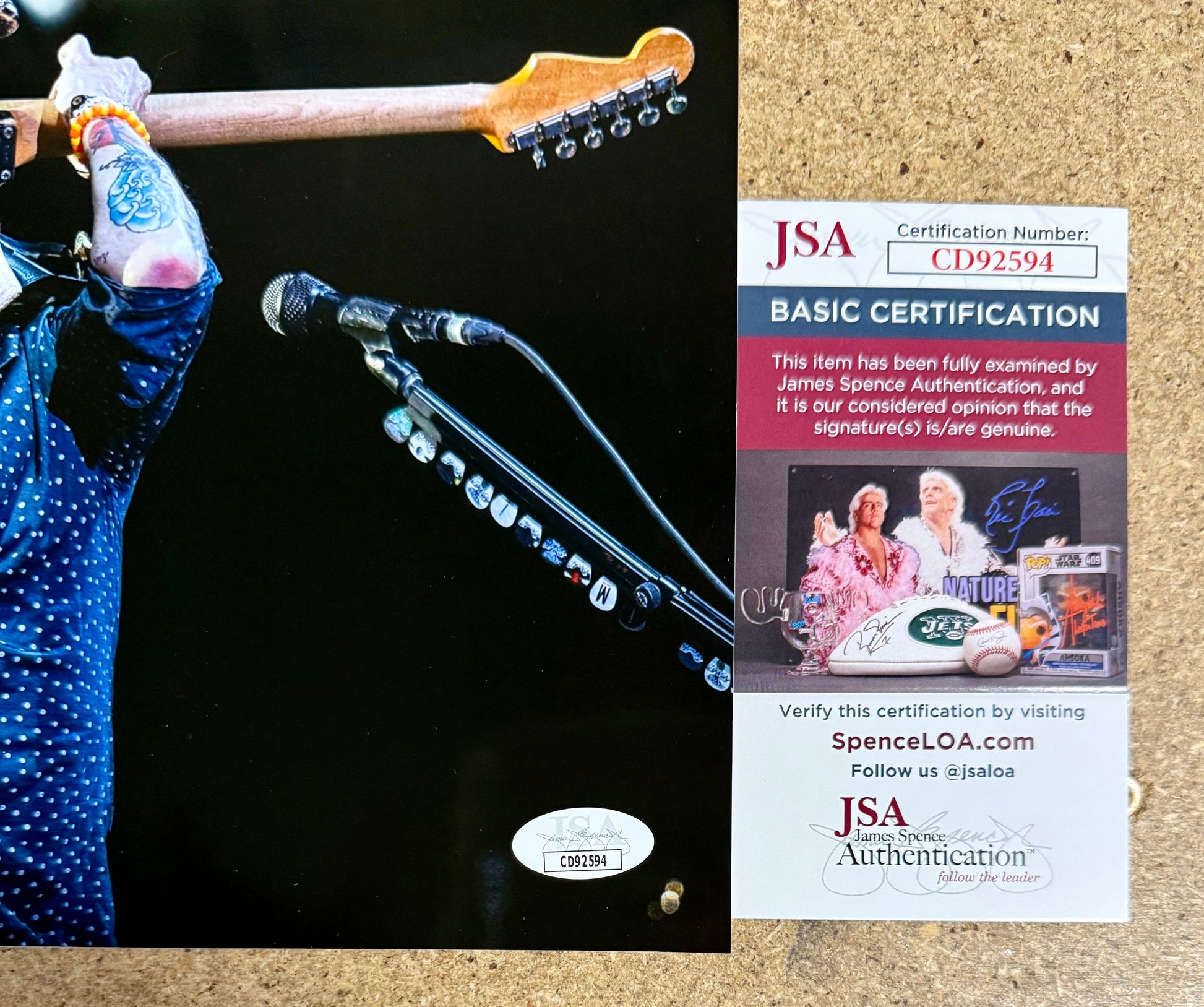 Mike McCready Signed Autographed Pearl Jam Lead Guitarist Photo With JSA COA