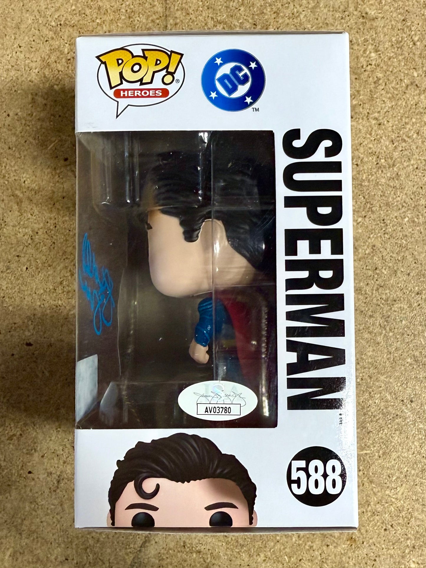 Director James Gunn Signed Funko Pop! DC Heroes Superman #588 Exclusive With JSA COA