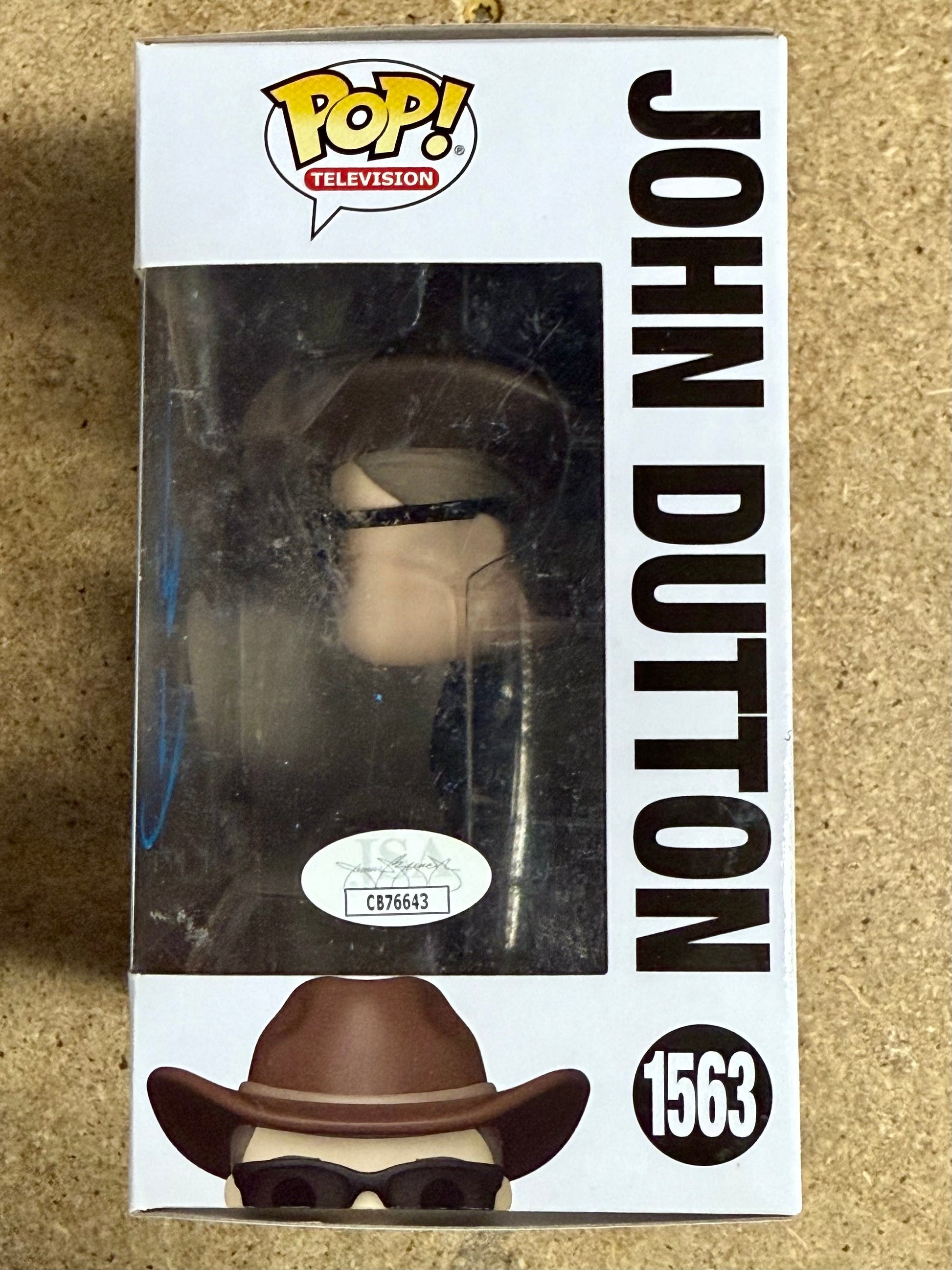 Kevin Costner Signed John Dutton Yellowstone Funko Pop! #1563 With JSA COA